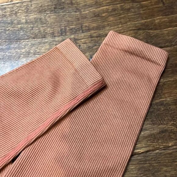 Spiritual Gangster Deep Rust Metta Ribbed Legging, XS/S! - Picture 3 of 6